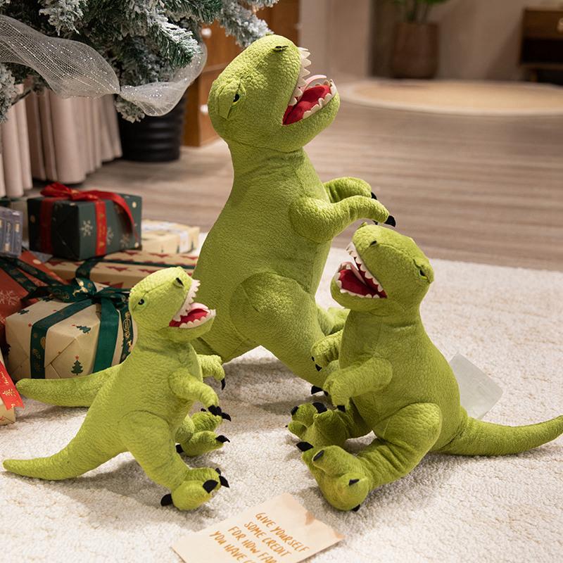 Симуляция Веселый Плюшевый Динозавр Кукла Подушка Крокодил Тираннозавр Алллигатор Трицератопс Плюшевая Игрушка Домашний Декор Подарок Для Детей