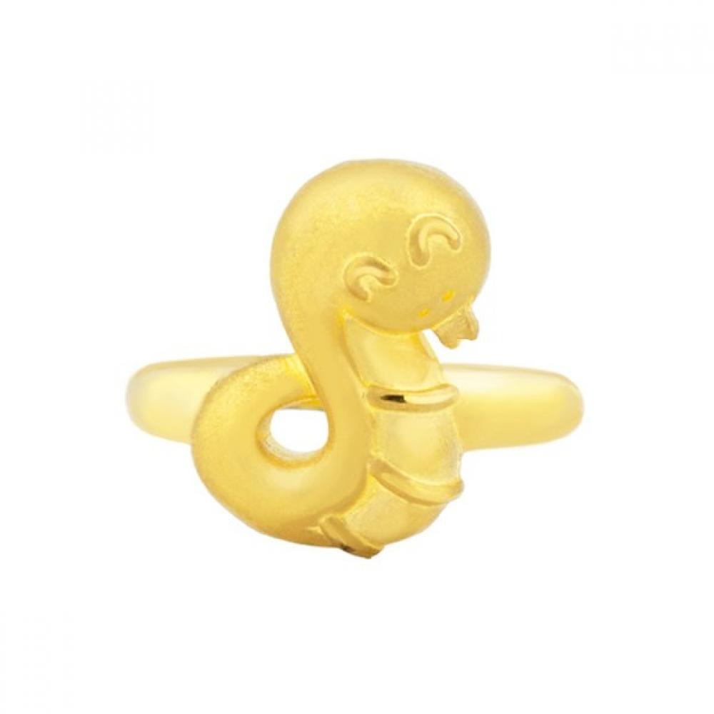Tiny Co 24k Gold CoCo 1.875g Smile Snake Ring