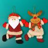 Cute Santa Claus Bear Elk Snowman Ornaments Christmas Pendant Christmas Tree Decoration Toy Doll