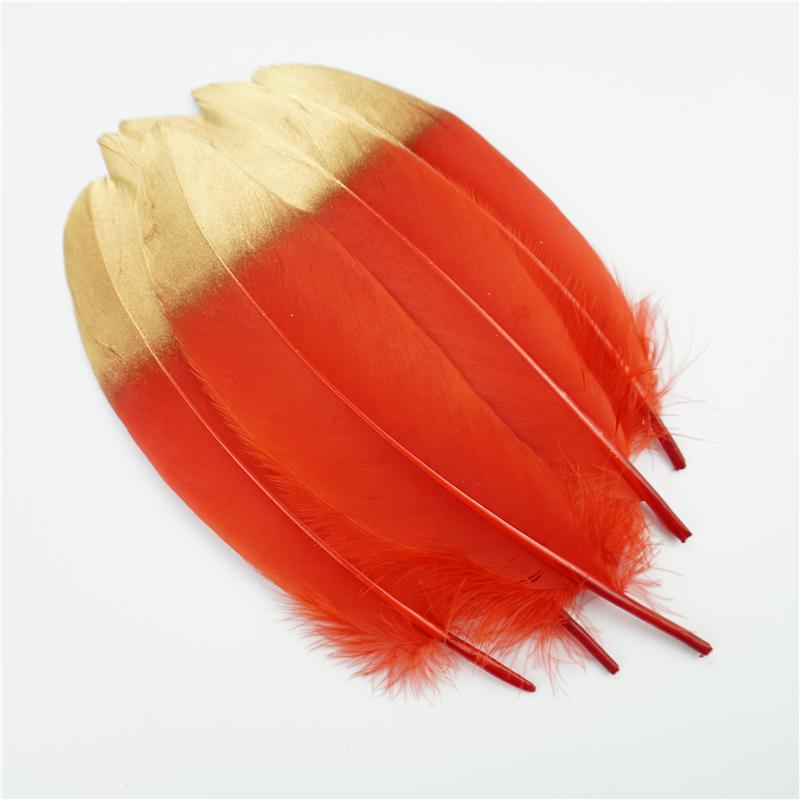 10 шт. Золотое гусиное перо 15-20 см Серебряные лебяжьи перья Аксессуары для ловца снов DIY Создание украшений Перо Праздничные украшения