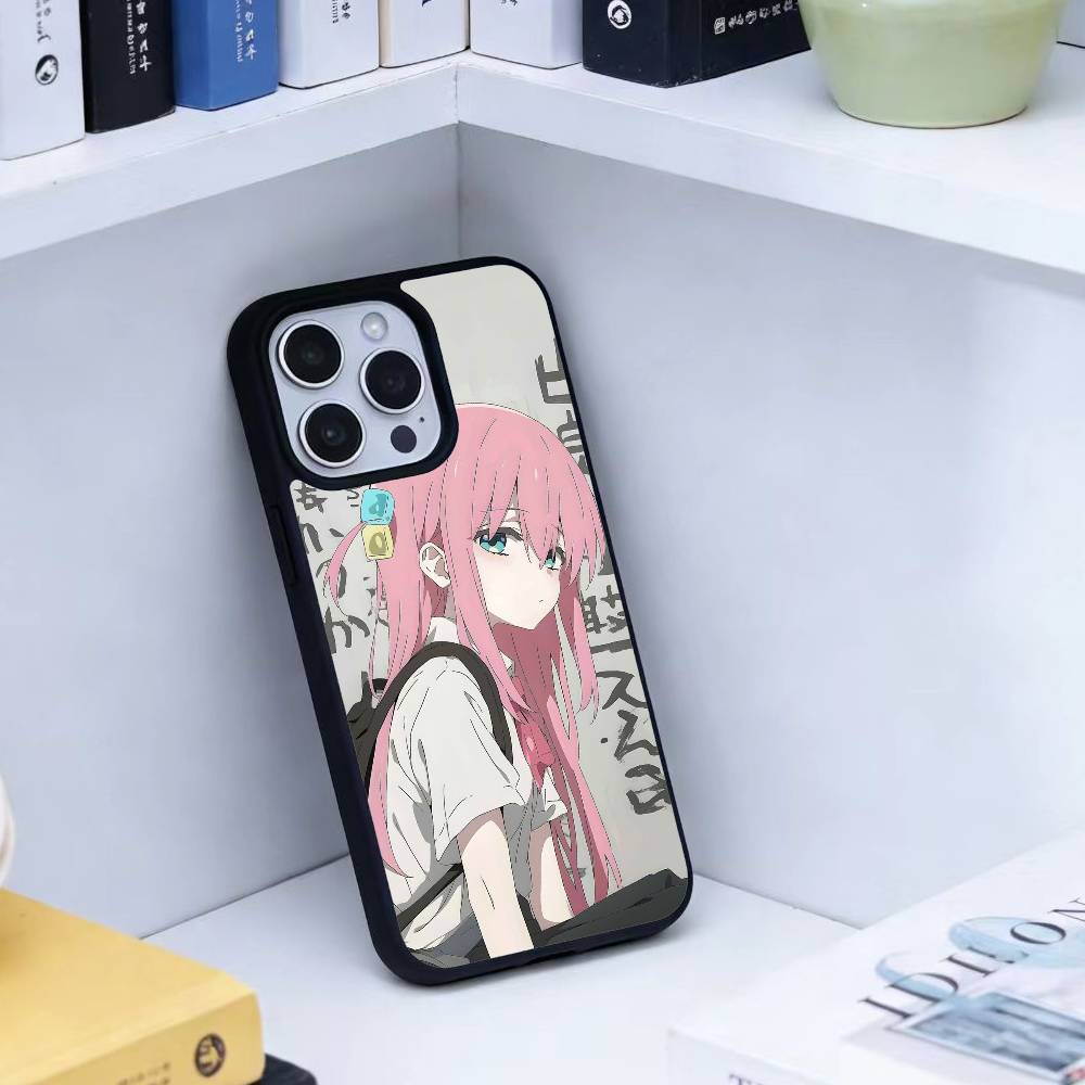 Аниме Милый B-BOCCHI T-THE R-ROCK Чехол для телефона для iPhone 17,16,15,14,13,Pro,Max,Plus, Магнитный для Magsafe Беспроводной зарядки