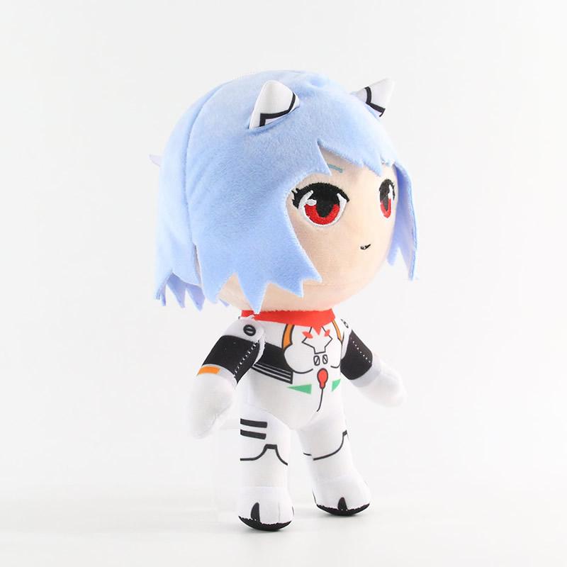 Ayanami Rei Plush Asuka Langley Soryu Rei Plush Stuffed Ray Японское аниме Kawaii Милые мультяшные игрушки Куклы Кровать Подарок