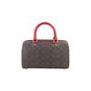 COACH Rowan 27 Presbyopia printed metal logo canvas and leather Boston bag shoulder handbag large size for women