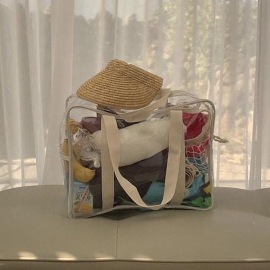 Многоцелевая дорожная сумка, складная удобная женская прозрачная сумка из ПВХ