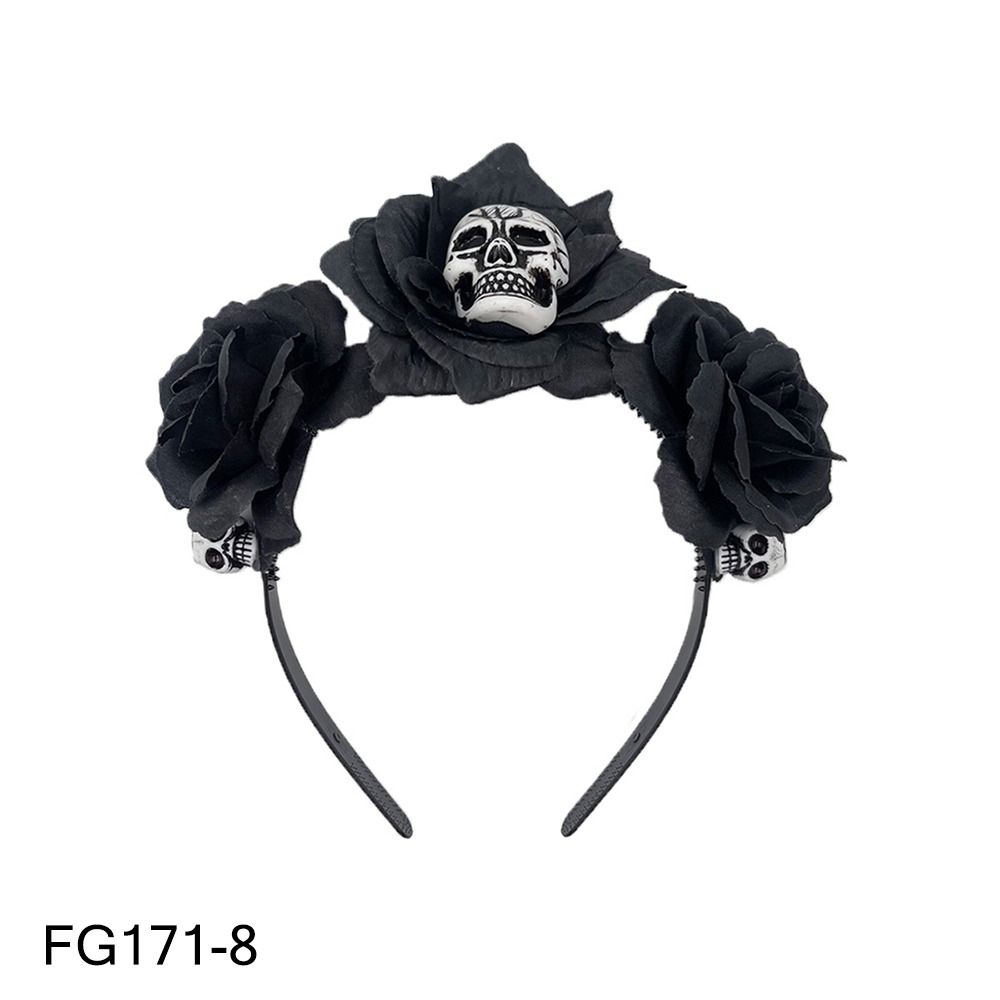 Костюм для вечеринки Хэллоуин Головной убор Фотореквизит День мертвых Головной убор для женщин