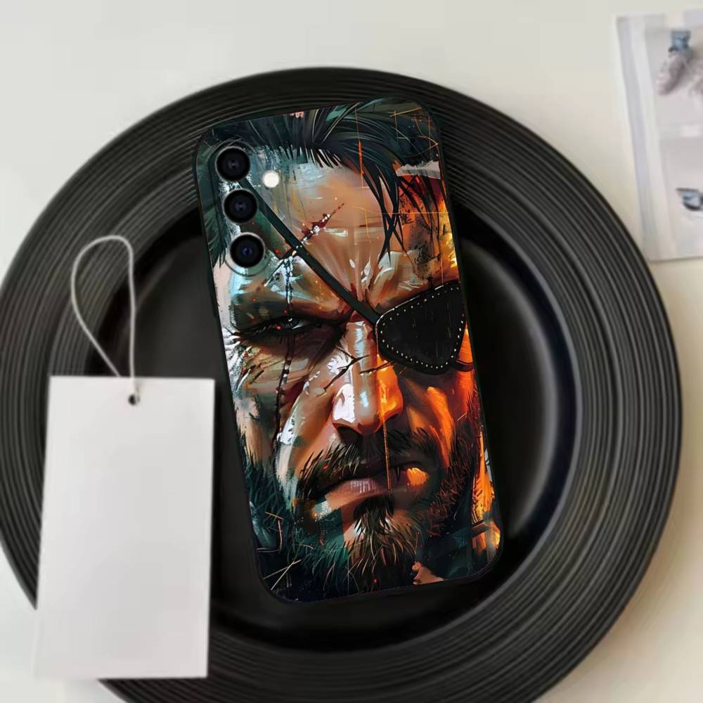 Чехол для телефона Metal Gear Solid Черный Силиконовый Мягкий Для Samsung Galaxy A73,A72,A71,A70,A53,A52,A51