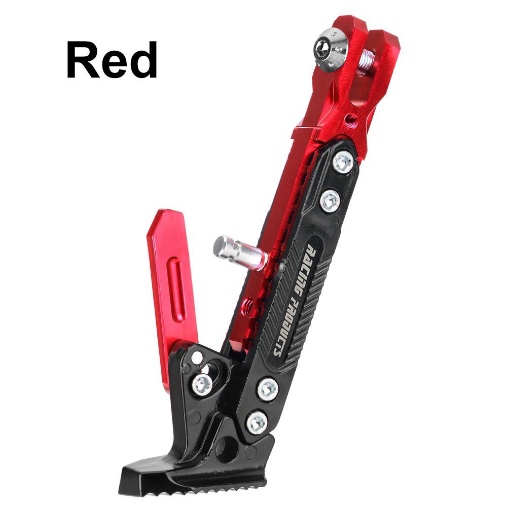 Universal Motorcycle CNC Kick Stand Parking Bracket Motorcycle Accessories Adjustable Kickstand Foot Side Stand for Electric Motorbike