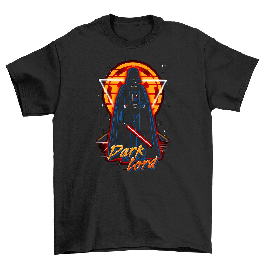 Retro Dark Lord Funny T-Shirt Mens Womens Tees Top - Join the Dark Side with Darth Vader! Unisex Desi