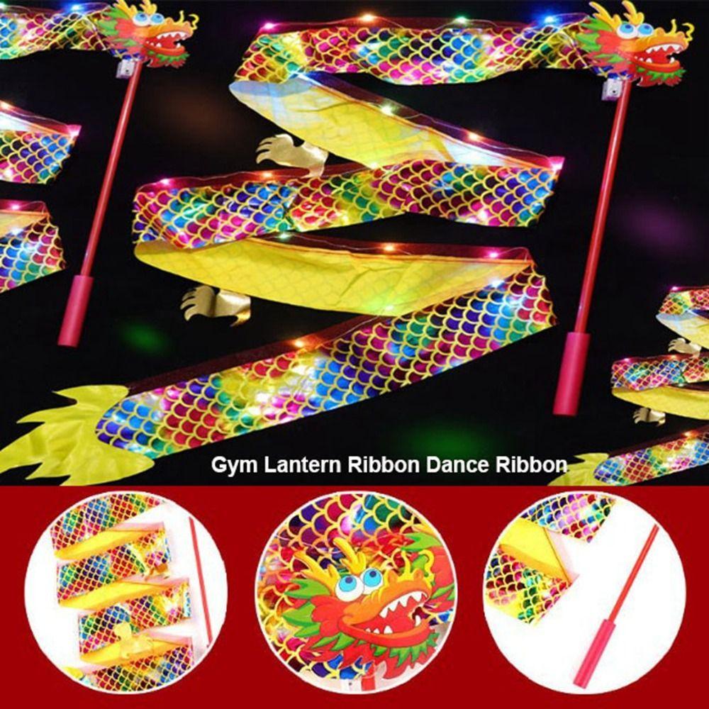1/2 метра Лента для фонаря танца дракона в спортзале, несколько стилей, ритмическая художественная гимнастика, балет