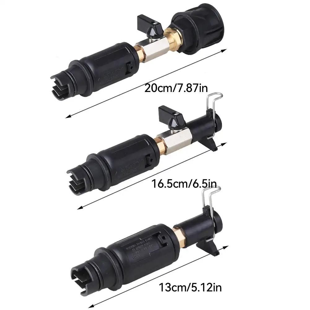 Распылитель для мойки высокого давления с быстроразъемным соединением, регулируемый угол 3000 фунтов на кв. дюйм для соединителя Krcher 8/9 мм, насадка для мойки автомобиля