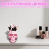 Держатель для кистей для макияжа, напечатанный на 3D-принтере – Уникальный настольный органайзер для косметики и подставка для демонстрации