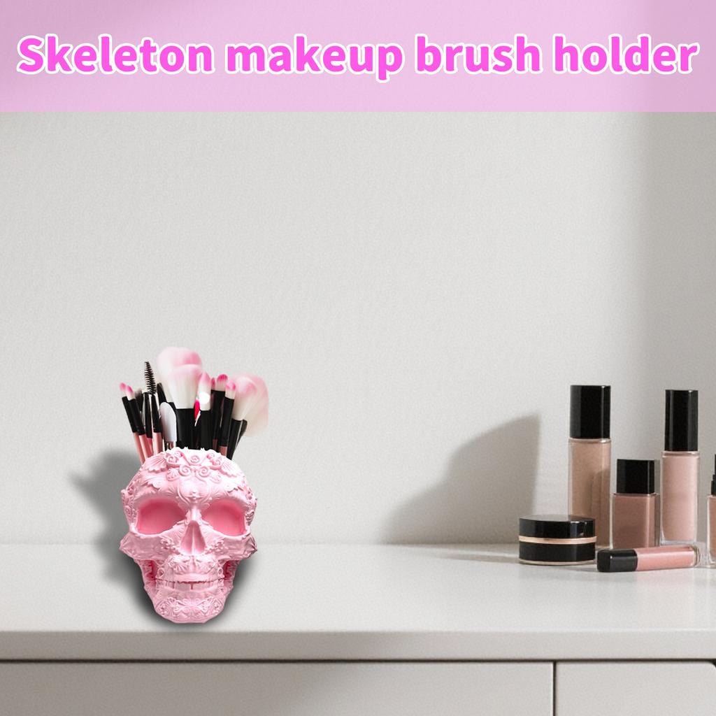 Держатель для кистей для макияжа, напечатанный на 3D-принтере – Уникальный настольный органайзер для косметики и подставка для демонстрации