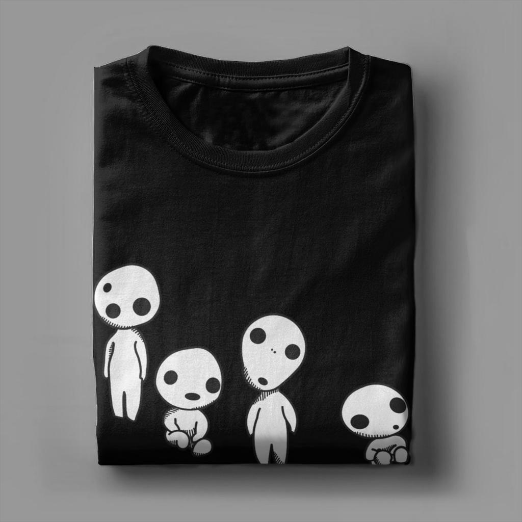 Мужская футболка Kodama G-Ghiblis Креативные хлопковые футболки с круглым вырезом и коротким рукавом Летняя одежда