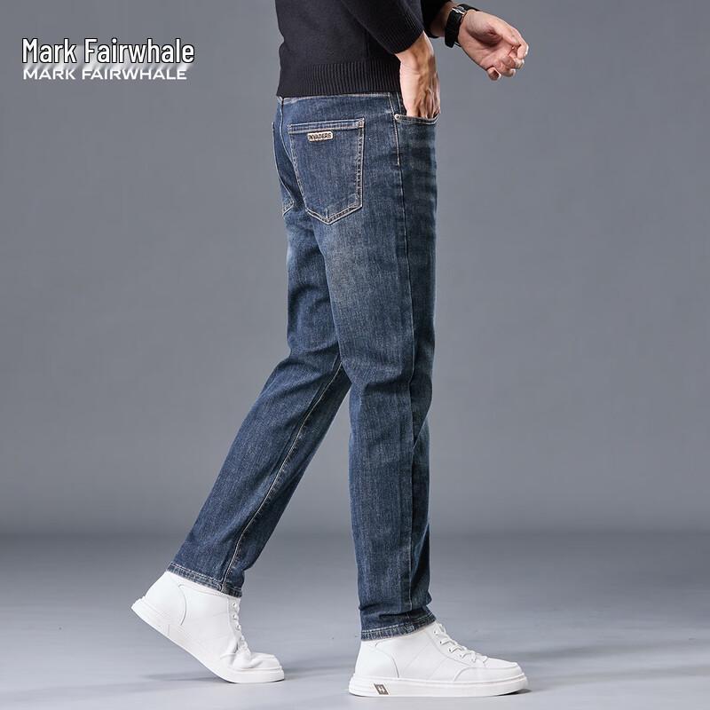 Мужские джинсы прямого кроя Mark Fairwhale с эффектом стирки