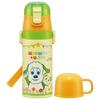 Children's Stainless Steel Water Bottle 2-Way Straw Drinking 410ml Cup Drinking 350ml Peek-a-boo! Child-friendly Lightweight Type for Girls, Sm