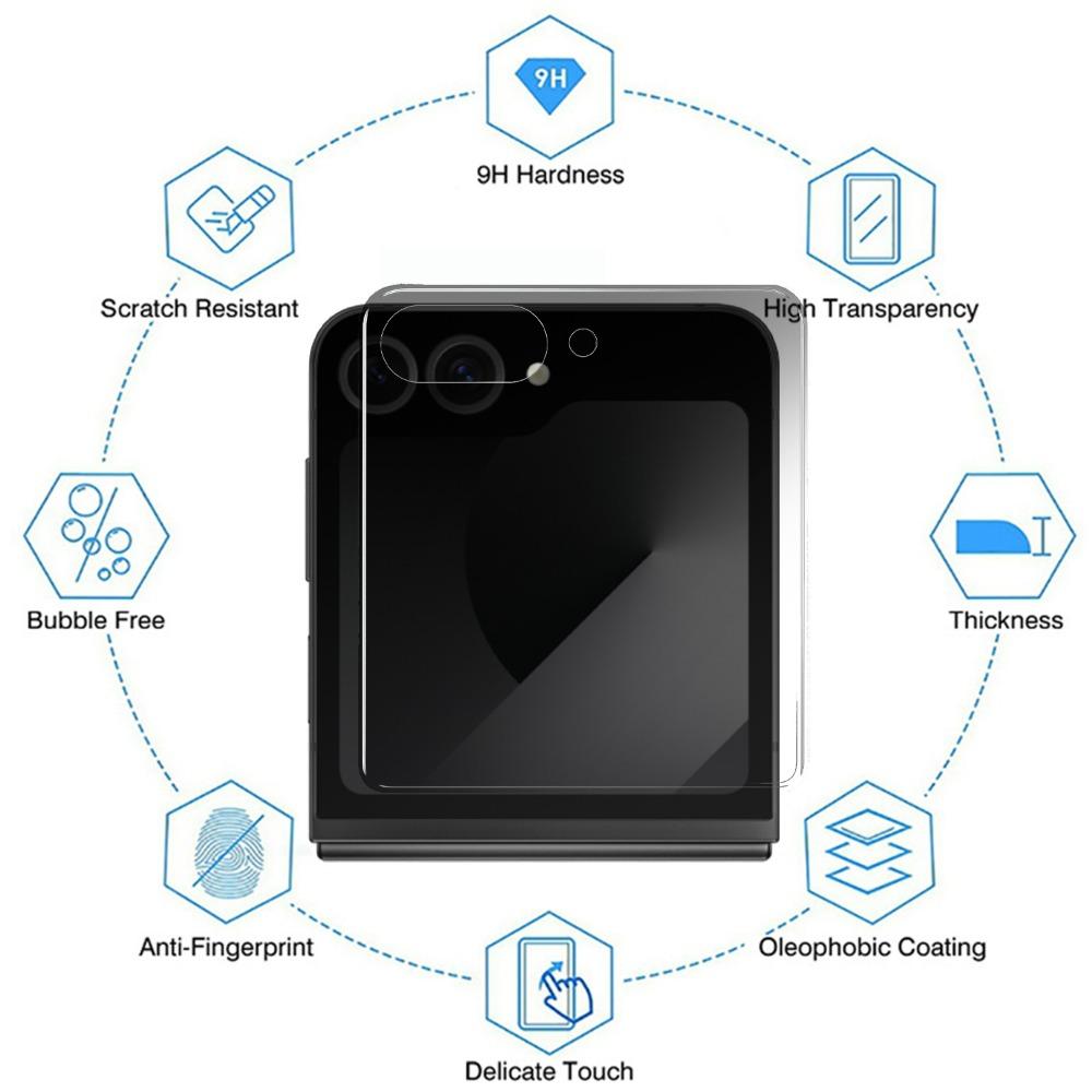 6IN1 Anti-Spy Privacy Hydrogel Films for Samsung Galaxy Z Flip 7 FE HD Privacy Screen Protectors Hydrogel Film for Flip Z 7 FE