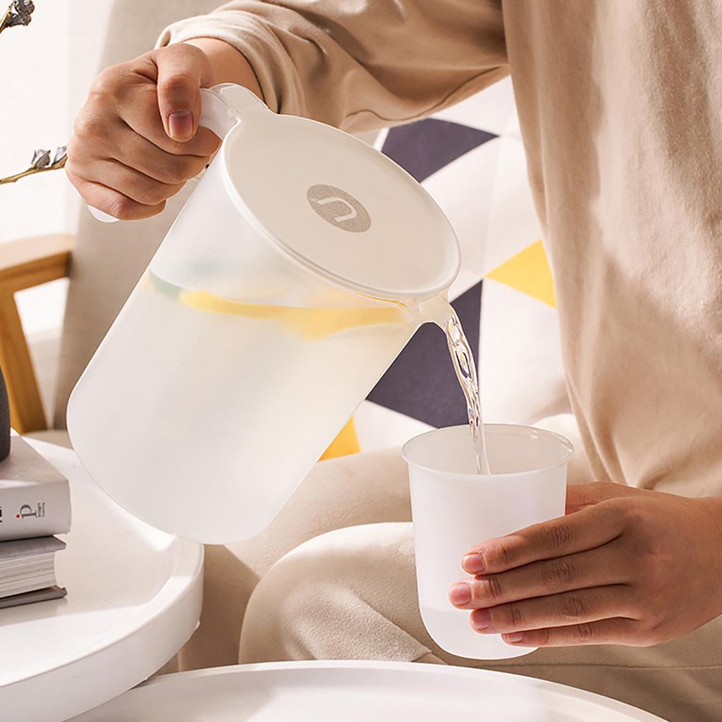 Cold Teakettle Large Capacity Water Jug Reusable PVC Teapot Translucent Beverage Pitcher For Tea Coffee Pitcher