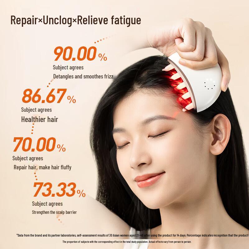 Ke'ai Yuansu Red Light Scalp Massager Comb CN plug (adapter included)