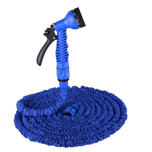 25FT-150FT Garden Hose Expandable Watering Hose with Plastic Hoses Telescopic Pipe with Spray Gun