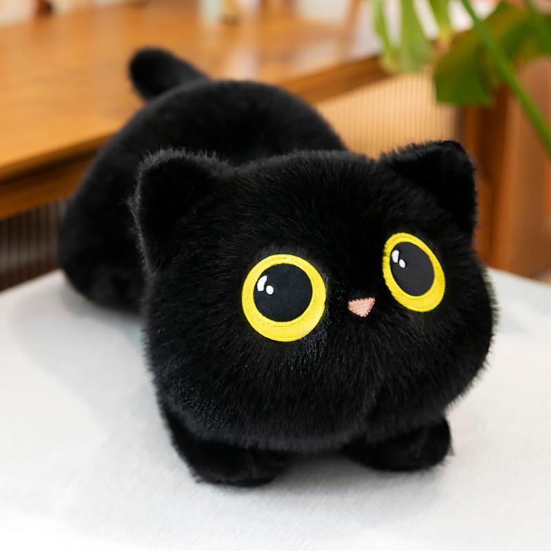 Милая кошка, плюшевая игрушка, обнимательный дизайн, детский компаньон для сна, фестивальный подарок, кукла
