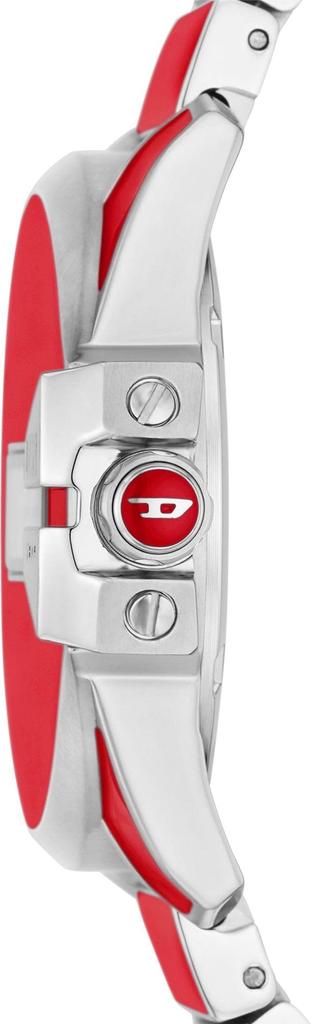 Часы Diesel Analog Digital Watch с ремешком из нержавеющей стали, мужские, DZ2192, Красный, Ремешок, Красный, Ремешок, Красный,