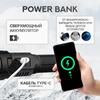 Handheld rechargeable laser LED flashlight with zoom