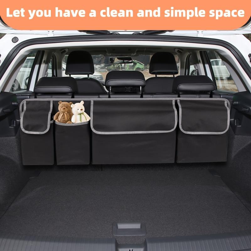 1PCS Oxford Cloth Car Seatback Trunk Storage Box - Foldable Multipurpose Storage for Car Back Seat Rear Seat - Universal Use