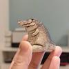 Adorable Mini Alligator Resin Figurine Cute Crocodile Desk Decor for Home Office Handcrafted Resin Craft Collectible Ornament