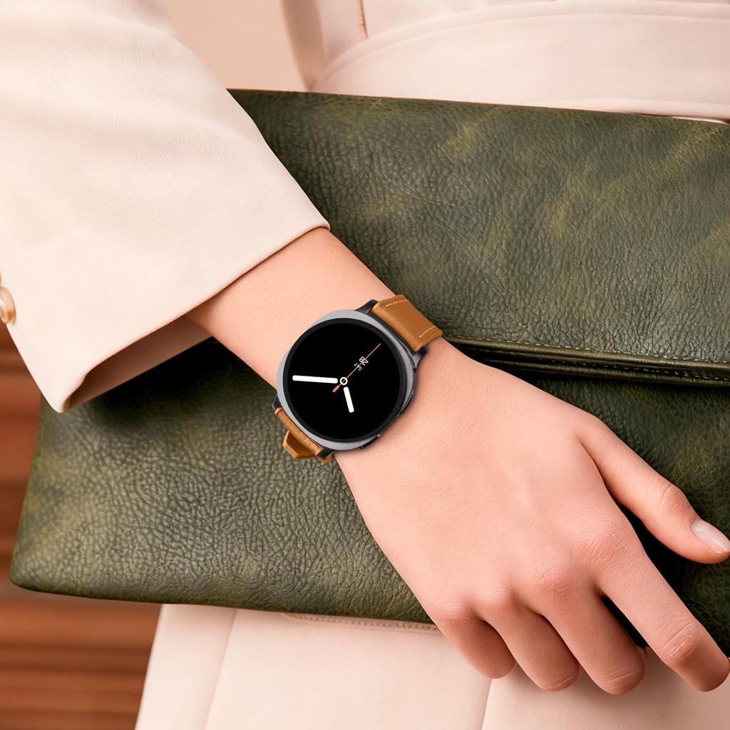 Совместимый кожаный и силиконовый ремешок для Samsung Galaxy Watch 8/8 Classic