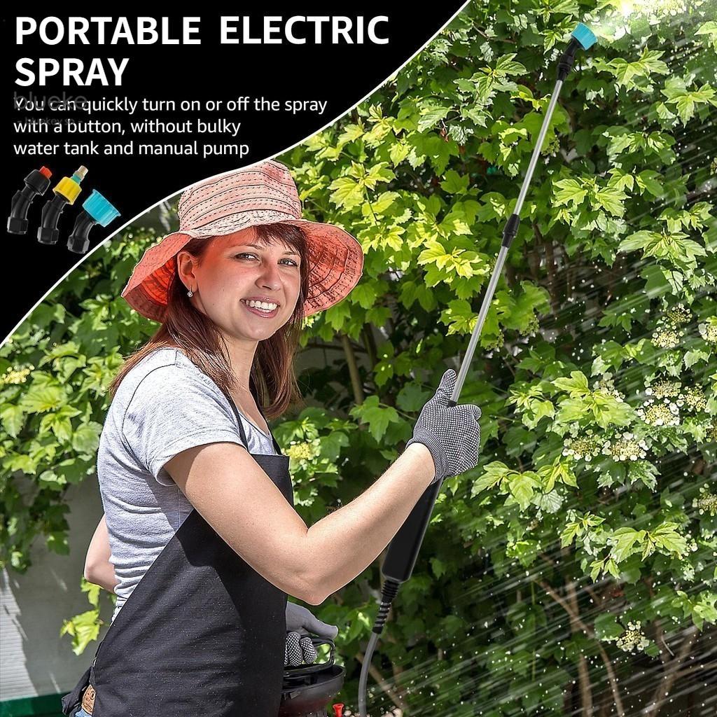Portable Electric Garden Sprayer Yard Lawn USB Rechargeable Plant Spray Mister Telescopic Watering Spray Irrigation Tools