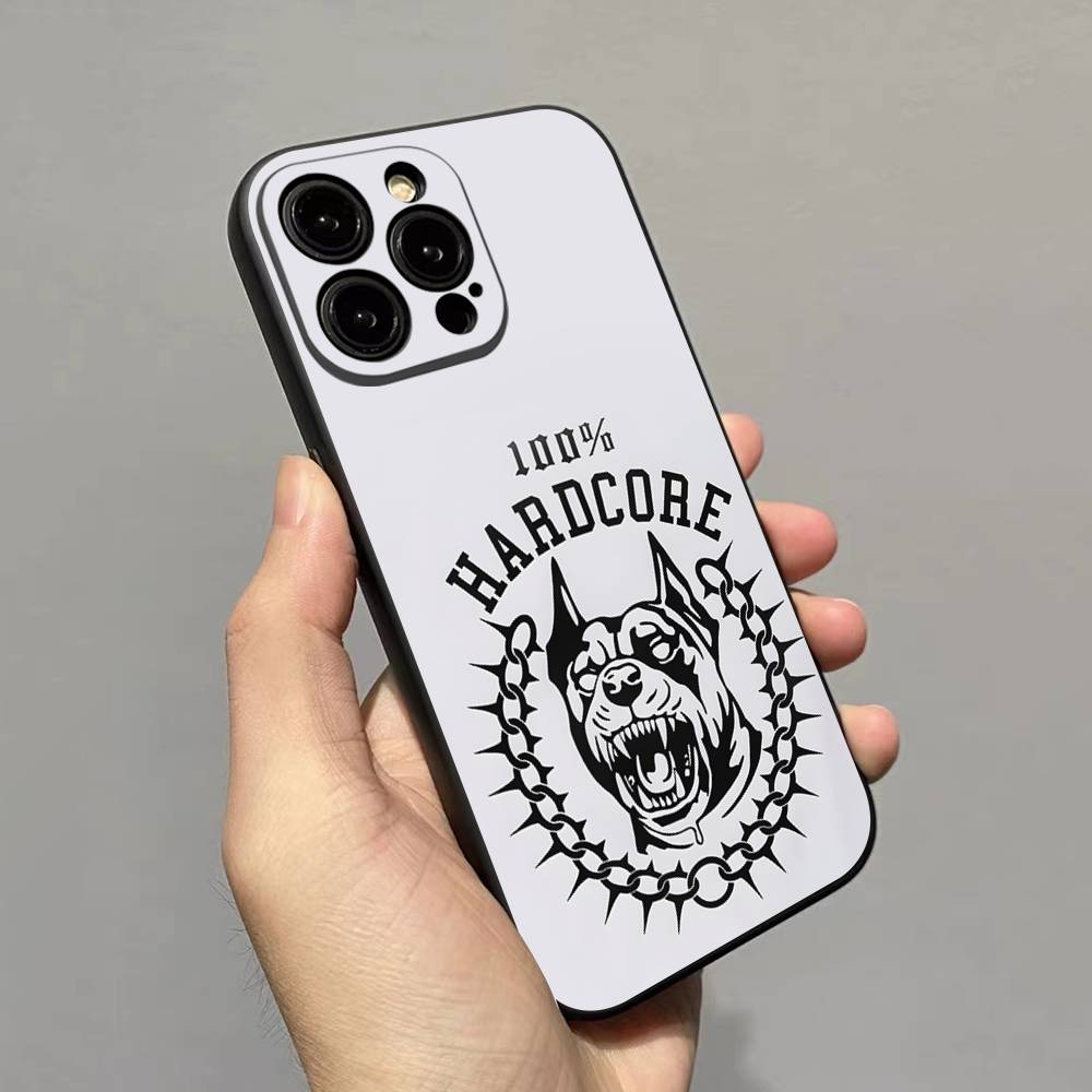 Bone Gabber 100Hardcore Dog Phone Case For IPhone 16 15 14 13 12 11 17 Pro Max Simplicity Back TPU Soft Case