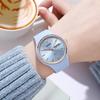 Silicone Waterproof Day of the Light Perfect Gift for High School Students Women's Wristwatch, Sporty, Cute, Simple, Casual, Date, Week, Blue,
