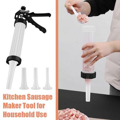 Колбасный шприц, насадки: 3 шт.