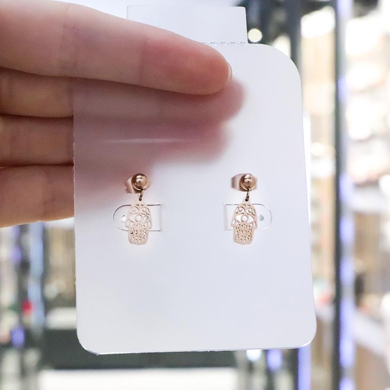 Маленький комплект сережек в стиле аромата, легкие роскошные серьги из титановой стали высокого класса, серьги в прошлом, новый стиль, темпераментные серьги