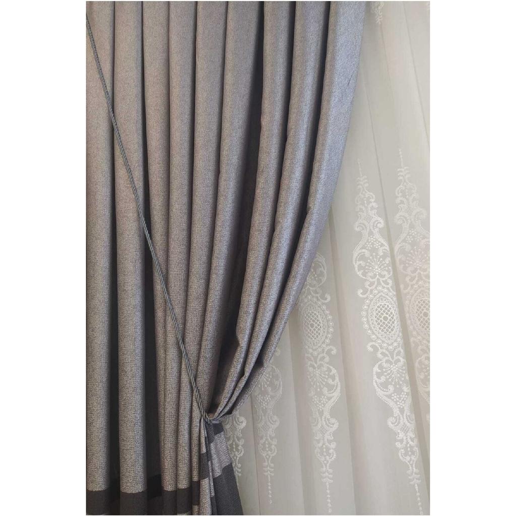 Двубортный занавес, тюль, устройство для сбора средств, веревочный шнур, браол