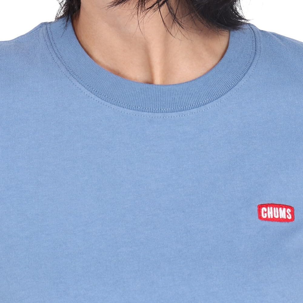 Футболка с логотипом Retro Booby, матовая, синяя [Chums], размер L/S, женская, лейтенант.