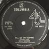 7inch Record DES O'CONNOR - I'll Go On Hoping DB8661 Columbia 1970 UK Pop Used