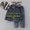 Prisoner's Winter Cotton Jacket & Coral Fleece Pajamas Set