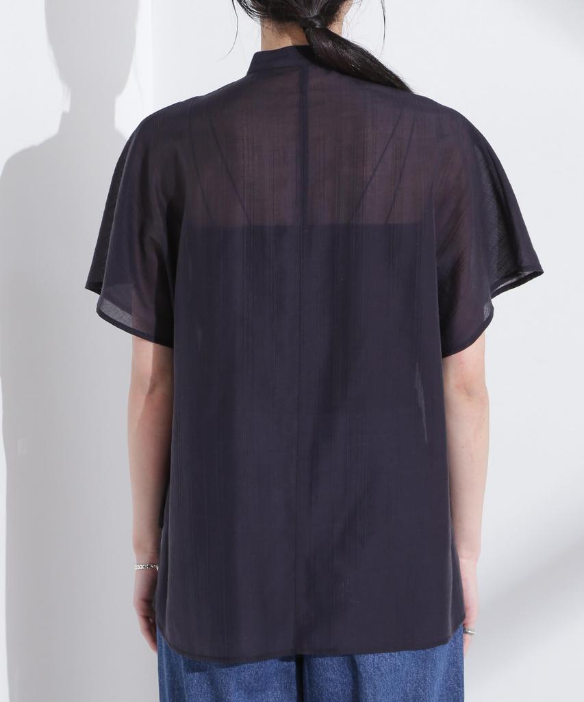 Nano Universe Poncho Design Size F Women's Shirt, 120, Navy, 669-5121311