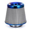 3" 76mm Power Intake High Flow Cold Air Intake Filter Cleaner Racing Car Air Filter Universal
