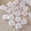 Plastic Storage Box Portable Large Capacity Dust-Proof Jewelry Box Necklace Earrings Finishing Jewelry Box