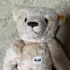 [USED] Steiff Teddy Bear, Beige, Approx. 40cm