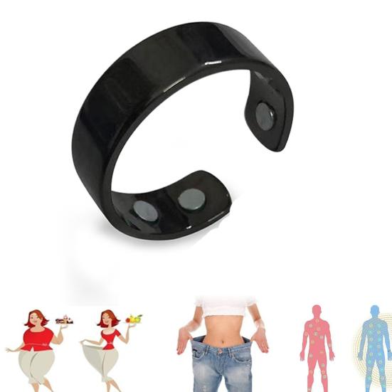 4Pcs Magnetic Therapy Rings Ultralight Comfort Fit Arthritis Pain Relief Stop Snoring Calming Ring for Women Men