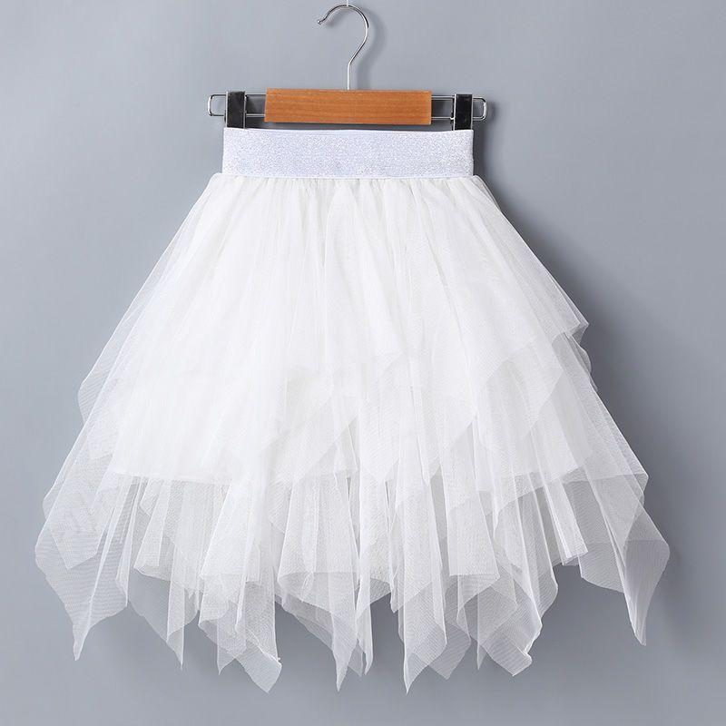 Girl's Half Body Fluffy Skirt Sweet Half Body Skirt Parent-child Colorful Skirt Performance Skirt