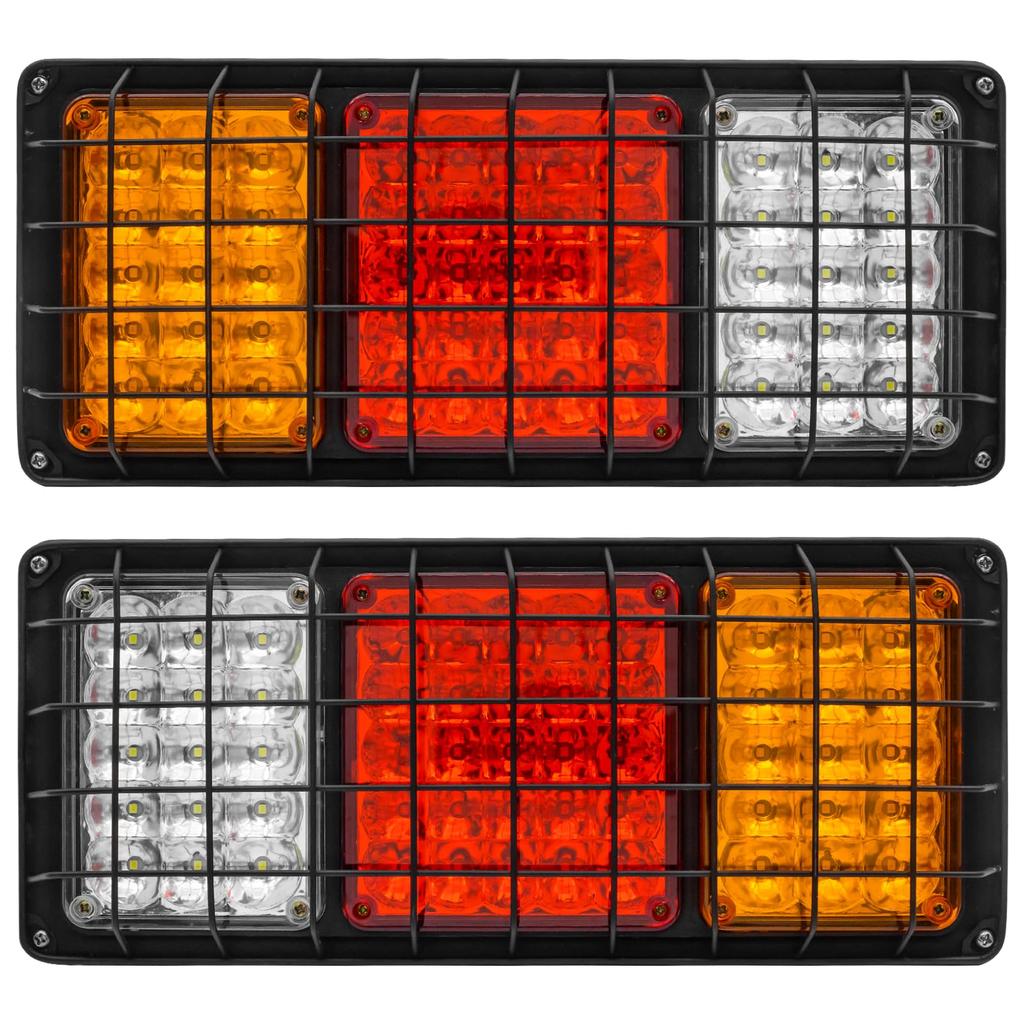 Biqing Truck Tail 24V IP65 LED Trailer Tail Compatible with 2-Piece Lights, Waterproof, High-Brightness Lights, 24V/12V