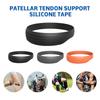 Коленный бандаж для облегчения боли в области надколенника, поддерживающий ремень из силикона, бандаж для бега