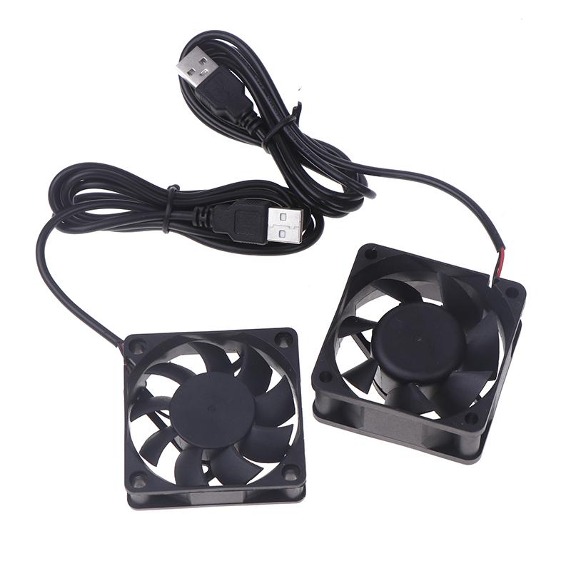 1Pc Pc Computer Case Cooler 60Mm Usb Fan 5V Brushless Cooling Fans For Raspberry Radiator Ventilation Oil Bearing