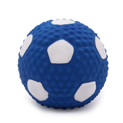Игрушки для собак из латекса, мягкие, гибкие, безопасные, скрежещущие зубами, интерактивные, пищащие, латексные, футбольные игрушки для собак для дрессировки собак