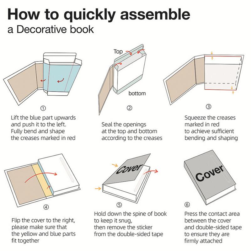 Open Luxury Fake Book Storage Box Home Decor Paris Decorative Books Interior Decoration Coffee Table Bedroom Ornaments