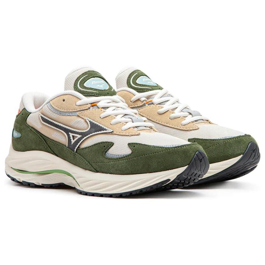 Mizuno Спортивный стиль Wave Rider 'Белый Зеленый' D1GA330906